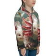 thumbnail image 5 of Kdxio Colorful Axolotl Underwater Pattern Kids Boys Girls Zip Up Hoodie 3D Printed Hooded Sweatshirt Hoody Coat with Pocket 7-12 Y-Medium, 5 of 6