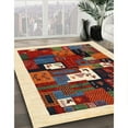 thumbnail image 2 of Ahgly Company Indoor Rectangle Contemporary Light French Beige Brown Abstract Area Rugs, 5' x 7', 2 of 6