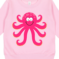 thumbnail image 3 of Inktastic Octopus Sea Creature Pink Girls Toddler Sweatshirt, 3 of 4