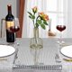 thumbnail image 4 of 2025 Table Runner Oil-proof Fadeless Tear Resistant Anti-deform Square Silver Sequin Mirror Disco Table M, 4 of 5