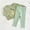 Green, variant on Swuxness Infant 2-Piece Outfits Suits Long Sleeve Tops with Pants Fall Soft Warm Wear