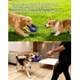 thumbnail image 4 of Dog tire toy - 2026 upgrade version, chew toy for teeth cleaning and oral care, natural rubber dog toy, for relieving boredom, interactive tug-of-war slow-eating pet toy - blue, 4 of 4