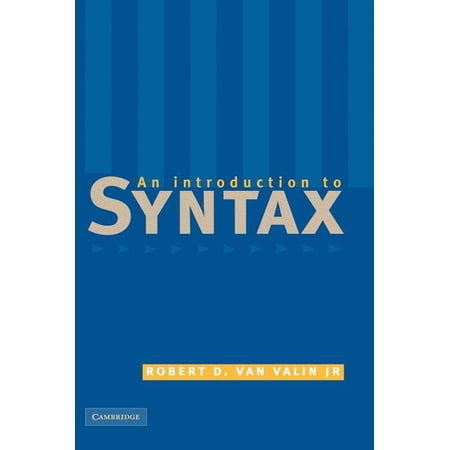 An Introduction to Syntax (Hardcover)