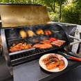 thumbnail image 3 of KingChii Wood Pellet Grill & Smoker with Detachable Body and Legs, 485 Sq. In. Cooking Area, Portable BBQ Grill for Outdoor Patio, Easy to Move & Compact Storage, Up to 425°F, Bronze, 3 of 19