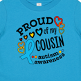 thumbnail image 4 of Inktastic Proud of My Cousin Autism Awareness Boys or Girls Baby T-Shirt, 4 of 5