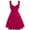 Hot Pink, variant on Elainilye Fashion Womens Dresses Solid Color Strap Dress Sleeveless V-neck Dress Date Night Dress,Green