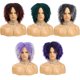 thumbnail image 4 of Pelucas cortas de rastas para hombres negros y mujeres Afro Bob Twist, 4 of 6