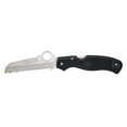 thumbnail image 2 of Spyderco Atlantic Salt Folding Knife 3-11/16" H1 Serrated Rescue Blade, Black FRN Handles, Lockback - C89SBK, 2 of 2