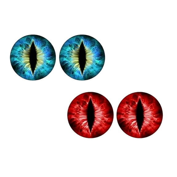 2 pairs Beast Eyes Headlight Decals Pair, Car Accessories, Round Eye Headlight Decal, Funny Decals for Jeep Truck Car Body Window Bumper Decoration, Eye Headlight Decal, 3D Stereo Eyes Stickers Decal