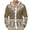 Aztec Western, variant on Summer Hooded Shirt for Men Linen Cotton Tee Comfortable Breathable Hawaiian Beach Shirts Ocean Print Tops, Ocean Shell, Size L