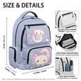 thumbnail image 7 of Jeiento Space Axolotl Kids School Backpack 17 Inch Water-Resistant Large Capacity Multi-Pocket Bookbag for Elementary Girls, for Back to School Supplies, Travel & Hiking, 7 of 7