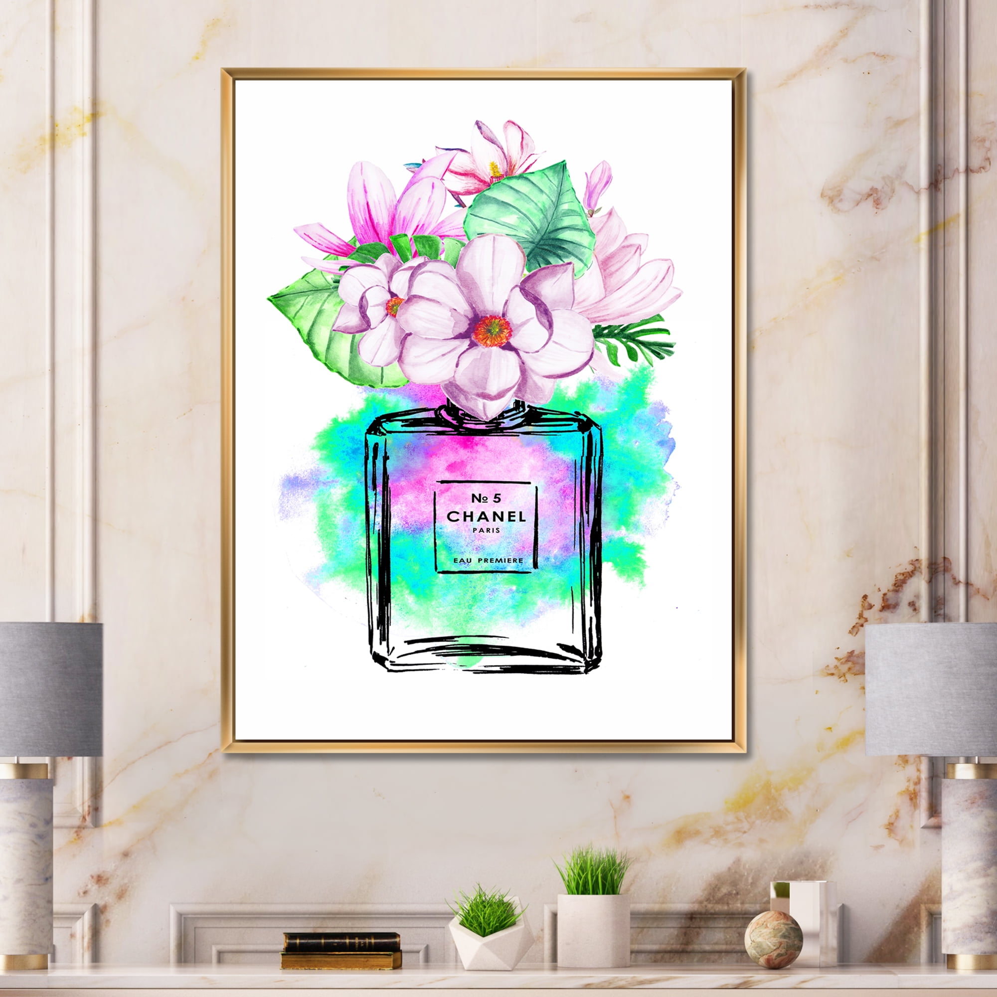 シャネルN°5 アートボード パフューム CHANELフランフラン 油彩画 楽天市場】【5％OFFクーポン】アートパネル ブランド シャネル