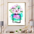 thumbnail image 2 of Designart 'Perfume No. Five Chanel I' Modern Framed Canvas Wall Art Print, 2 of 5