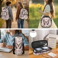 thumbnail image 5 of Yspwyqan Backpack Set Kids Girls, Vintage Rose Butterfly 4 Piece Backpack Lunchbox Set with Pencil Case, Lightweight Padded Straps Bookbag Multi-Pocket for Elementary School, 5 of 7