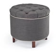 thumbnail image 5 of Safavieh Amelia Contemporary Glam Tufted Storage Ottoman, 5 of 7