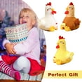 thumbnail image 6 of EUBUY Cute Cartoon Chicken Doll Plush Toys Chicken Stuffed Animal Soft Plush Toy for Children Boys Girls Brown 21.65", 6 of 10