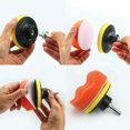 thumbnail image 2 of 7PCS 6in Kit de almohadillas de pulido de espuma para automóvil Esponja de pulido de taladro, 2 of 8