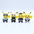 thumbnail image 5 of 10 unids/set Pokemon figura de acción conjunto de juguetes Mini juguetes de dibujos animados muñecas 4 CM Pikachu Anime modelo de juguete para niños regalos de cumpleaños, 5 of 5
