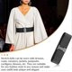 thumbnail image 3 of Wide Elasticated Waist Belt Vintage Stretch Elastic Belt Retro Stretchy Wide Belt Cinch Belt, Black, 3 of 5