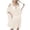 Beige, variant on Women's Blouse Border European And Clothing Hand Hook Stitching Backless Strapless Beach Skirt Blouse Dress Bathing Suit Cover up for Women plus Size