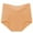 Beige, variant on Wancir High Waisted Underwear for Women Tummy Control Cotton Postpartum Plus Size Ladies Panties Briefs Pack