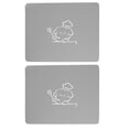 thumbnail image 1 of 2pcs Coffee Mat Skid Resistance Waterproof Dish Drying Mat Coffee Maker Mat for Countertops Pet Feeding 30x40cm/11.81x15.75in, 1 of 5