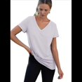 thumbnail image 1 of Camiseta Informal con Cuello en V para Mujer, , Talla L, 1 of 9