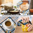 thumbnail image 5 of Pioneer Flower Floral Print Pattern 1-Pack Oven Mitts Set, Heat Resistant Kitchen Gloves, 7.7" X 12", 5 of 6