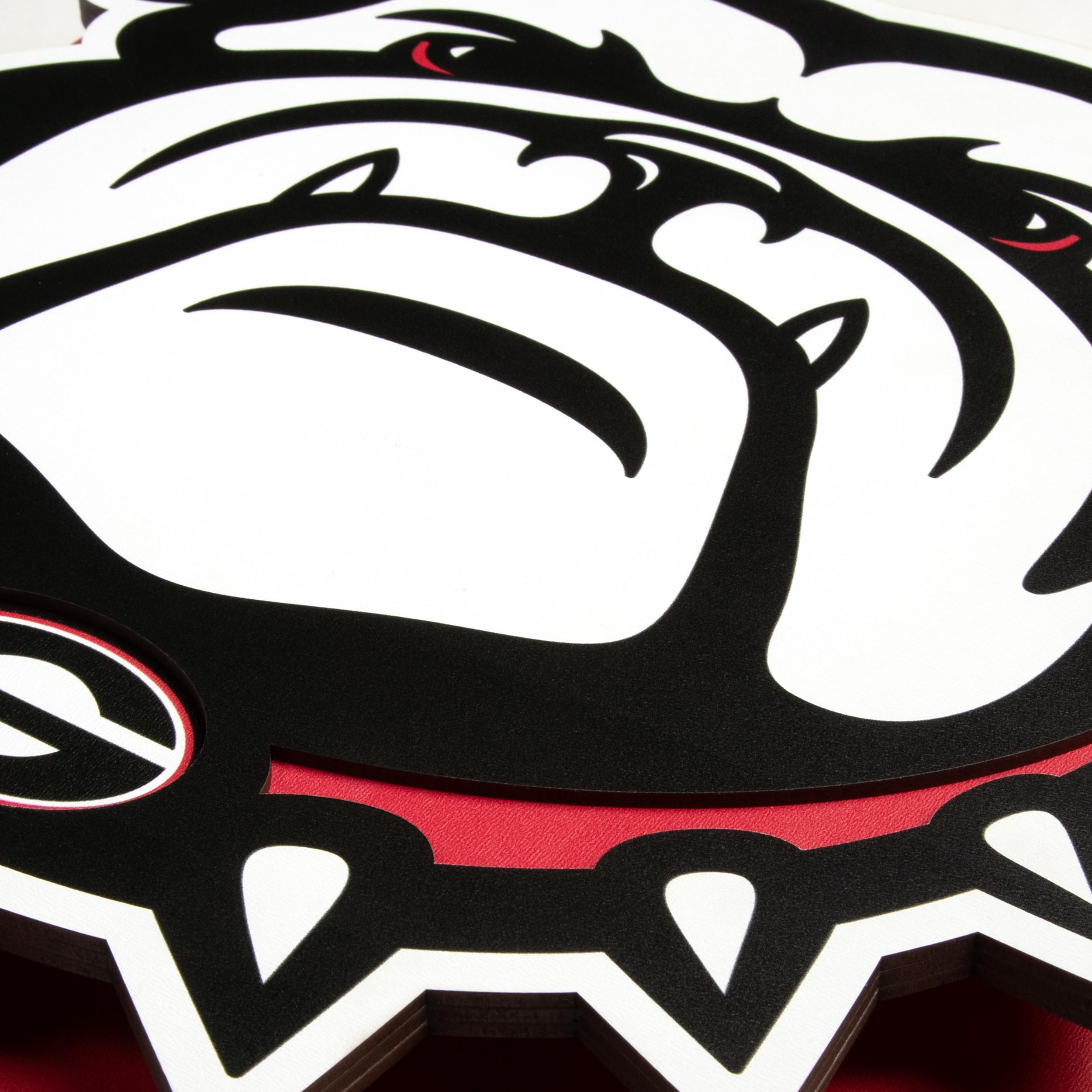 YouTheFan NCAA Georgia Bulldogs 3DX Die Cut Wall Art