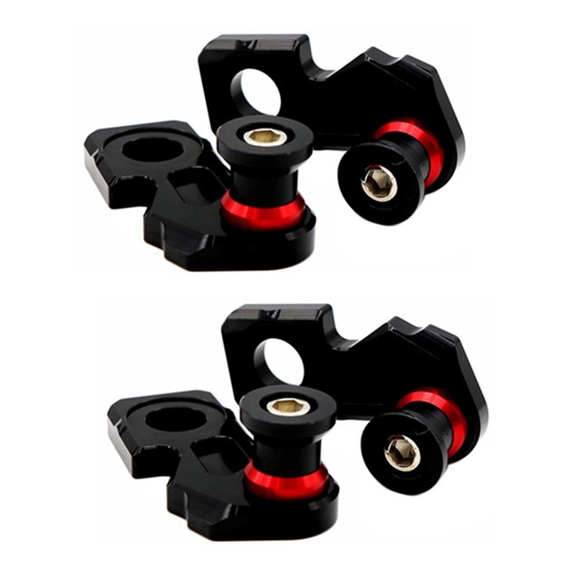 10x Motorcycle CNC Aluminum Chain Adjuster Block Rear Swingarm Spools for CB650F CBR650F 2014-2019 CB650R 2019