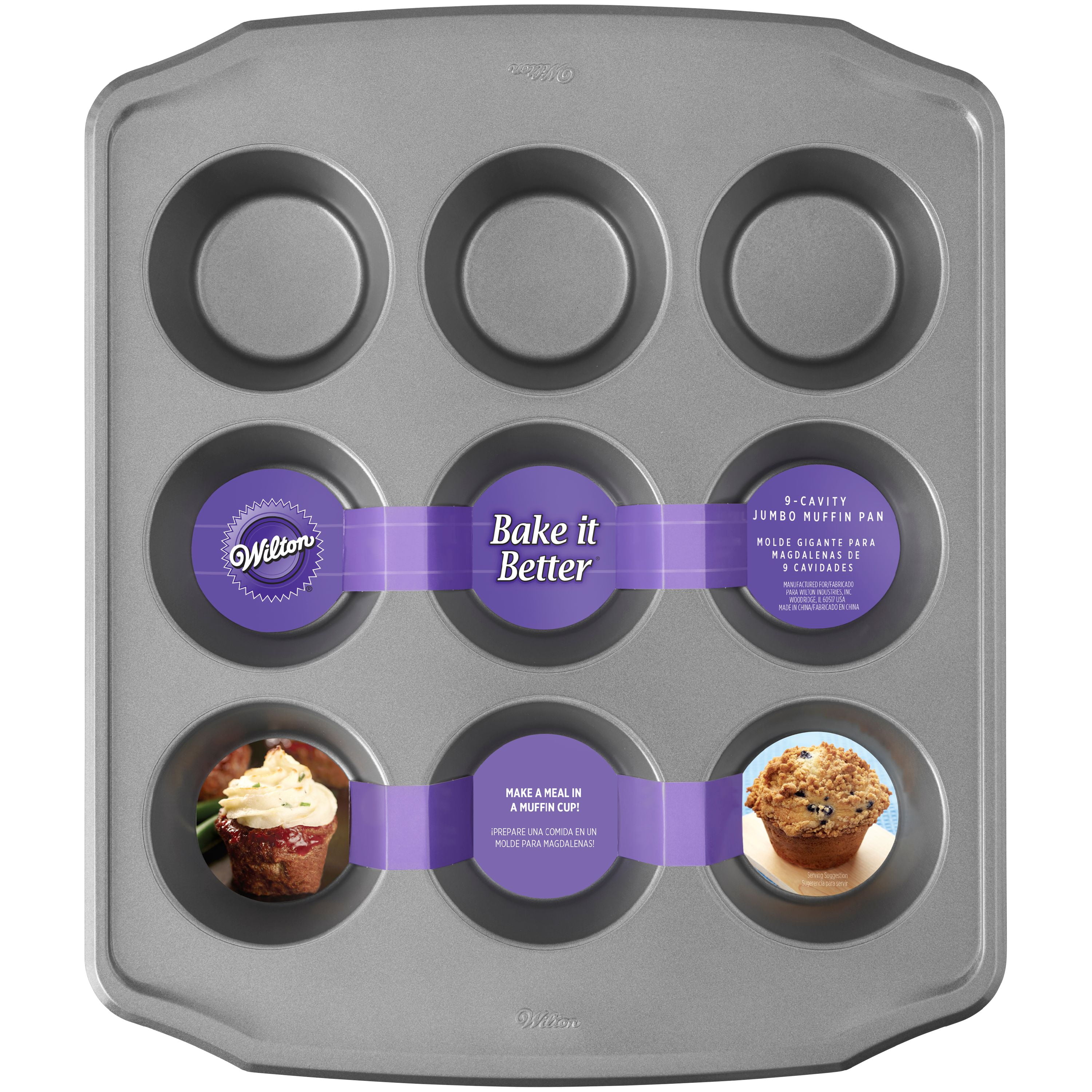 Wilton Bake It Better 9 Cup Jumbo Muffin Pan