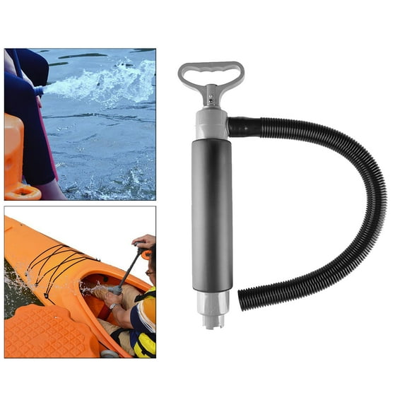 Compact Bilge Hand Pump for Kayaks, Small Fishing Boats, Canoe Water Evacuate Manual Pumps with Floating