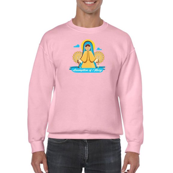 Assumption Of Mary Day Sweatshirt Men -Image by Shutterstock, Male 4X-Large