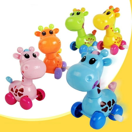 Giraffe Swing - Micelec Cute Cartoon Animal Giraffe Clockwork Wind-Up Baby Toys Kid Child Birthday Gift