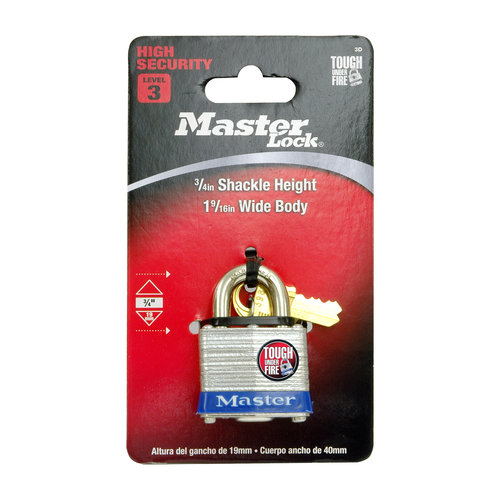 Master Lock 19/16" Lam Pin Tumbler Lock