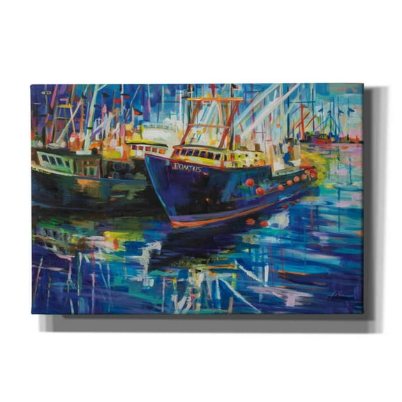 Epic Graffiti "In for the Night" by Jeanette Vertentes, Canvas Wall Art, 26"x18"