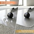 thumbnail image 4 of BesWin Office Chair Mat for Carpet, 36" x 48" Clear Heavy Duty Computer Chair Mat, Under Desk Protector Carpeted Floors Mat, Easy Chair Movement, Ship Flat, 4 of 9
