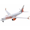 thumbnail image 2 of Boeing 737 MAX 8 Commercial Aircraft "Air India Express" White with Tail Graphics 1/400 Diecast Model Airplane by GeminiJets, 2 of 3