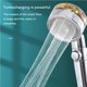 thumbnail image 2 of Yuarrent Cabezal de ducha, ducha de refuerzo de mano, rociador giratorio de alta presión de 360 ​​grados, ducha de hélice, interruptor de parada de Accesorios de baño Dorado Yuarrent HA028123-02, 2 of 6