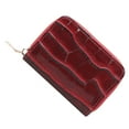 thumbnail image 1 of ADDHAT Cartera Tarjetas Roja Con Portátil Con Cremallera Para Uso Diario Y Viaje, 1 of 7