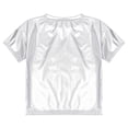 thumbnail image 5 of DPOIS Kids Boys Girls Shiny Metallic Hip Hop Dance T-Shirt, 5 of 7
