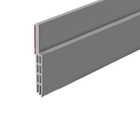 Door Weather Stripping | Draft Blocking Door Seal Strip | Gray Door Bottom Seal for Exterior and Interior Doors