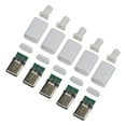 thumbnail image 1 of Type Green Board 5pcs TYPE-C Mirco USB 3.1 Plug Shaija Touch And PCB Data Line Interface DIY Data Cable Holders, 1 of 10