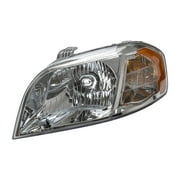 TYC 20-6822-01-9 Compatible with Chevrolet Aveo Left Replacement Head Lamp Fits 2011 Chevrolet Aveo