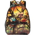 thumbnail image 2 of Canvas Casual Backpacks Anime The Amazing World of Gumball Backpack Lightweight Funny Daypack Travel Bags Gym Daypack, 2 of 7