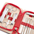 thumbnail image 3 of Professional Pieces Stainless Steel Cuticle and Nail Care Tools Grooming Kit for Travel Case, 3 of 5