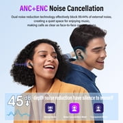 Touch Screen Wireless Earbuds, Headphones Bluetooth 5.4 Ear Buds with ANC and ENC Clear Calls, 48H Noise Cancelling Earbud, 14.2mm Deep Bass, 5 EQ Modes, IPX7 Waterproof Earphones, for iOS Android