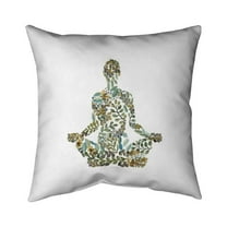 Begin Home Decor 5542-2020-RE8 20 x 20 in. Zen Attitude-Double Sided Print Outdoor Pillow Cover