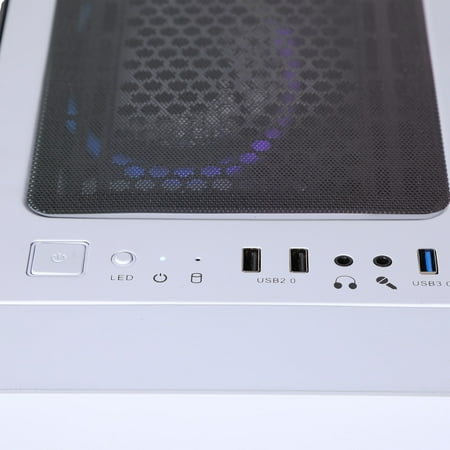 CLX - SET Gaming Desktop - Intel Core i7 10700F - 16GB Memory - GeForce RTX 3060 - 500GB NVMe M.2 SSD + 3TB HDD - White