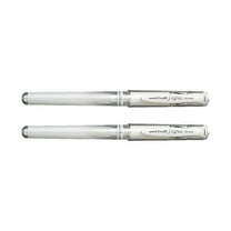 Uni-Ball Signo Broad Point Gel Impact Pen White (2 Pens)